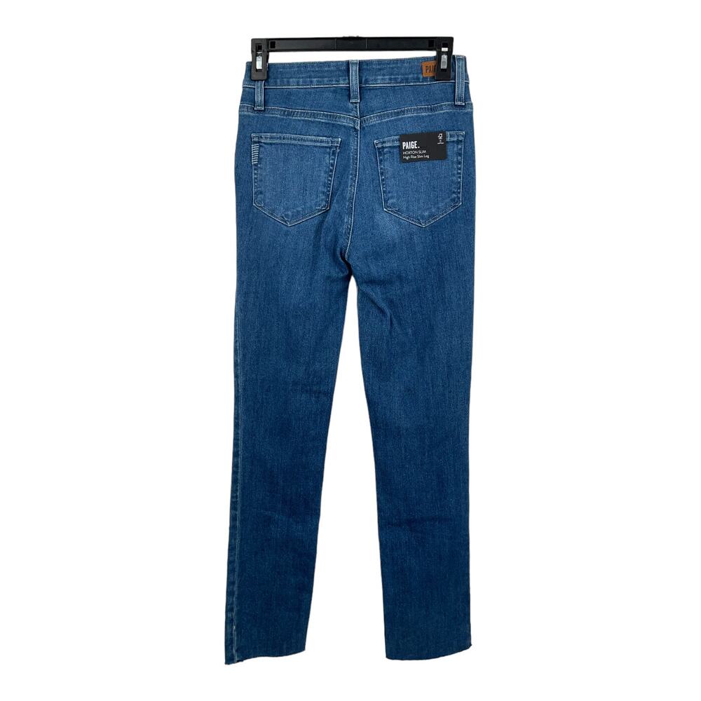 Paige Jeans Hoxton Ripped High Waist ankle slim size 25 - Picture 3 of 4